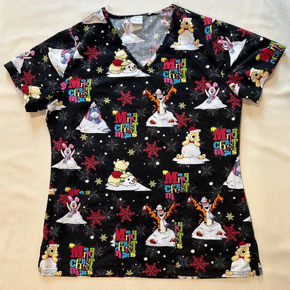 Christmas scrub top - Picture 1 of 2